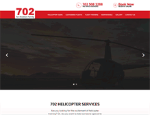 Tablet Screenshot of 702helicopters.com